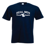 Real Men Change Nappies Fun T-Shirt For Dads