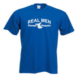 Real Men Change Nappies Fun T-Shirt For Dads