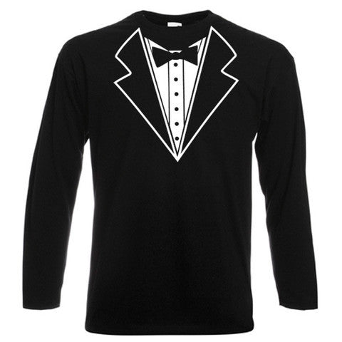 Child's Tuxedo Design Long Sleeve T-Shirt